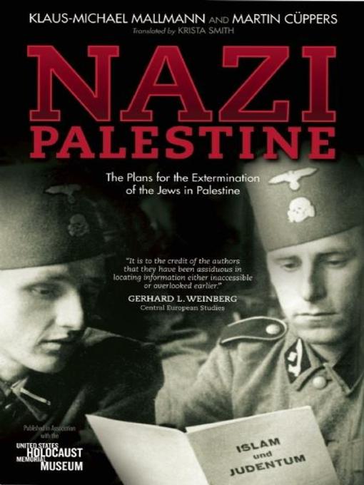 Title details for Nazi Palestine by Klaus-Michael Mallmann - Available